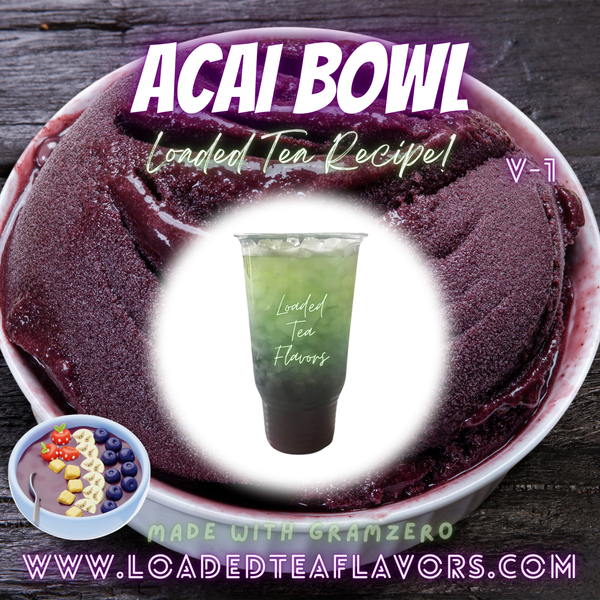 Acai Bowl 💜 DIY Loaded Tea Recipe Acai Bowl 💜 DIY Loaded Tea Recipe