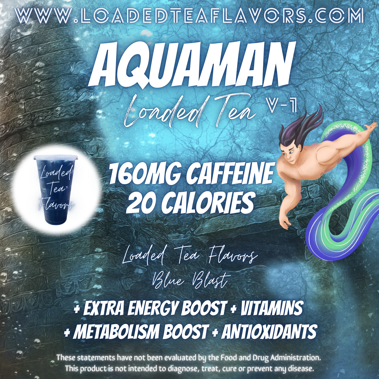 Aquaman Herbalife Loaded Tea Recipe to Make DIY Loaded Teas at Home Vitamin Lit Mega Tea Energy Drink