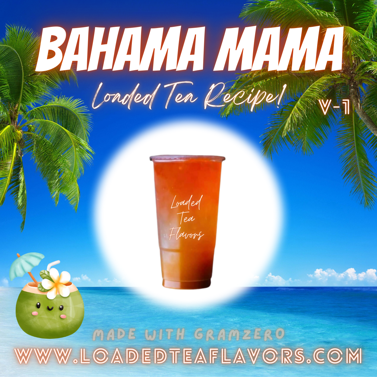 Bahama Mama Herbalife Loaded Tea Recipes for Making Loaded Teas at Home Energy Tea DIY