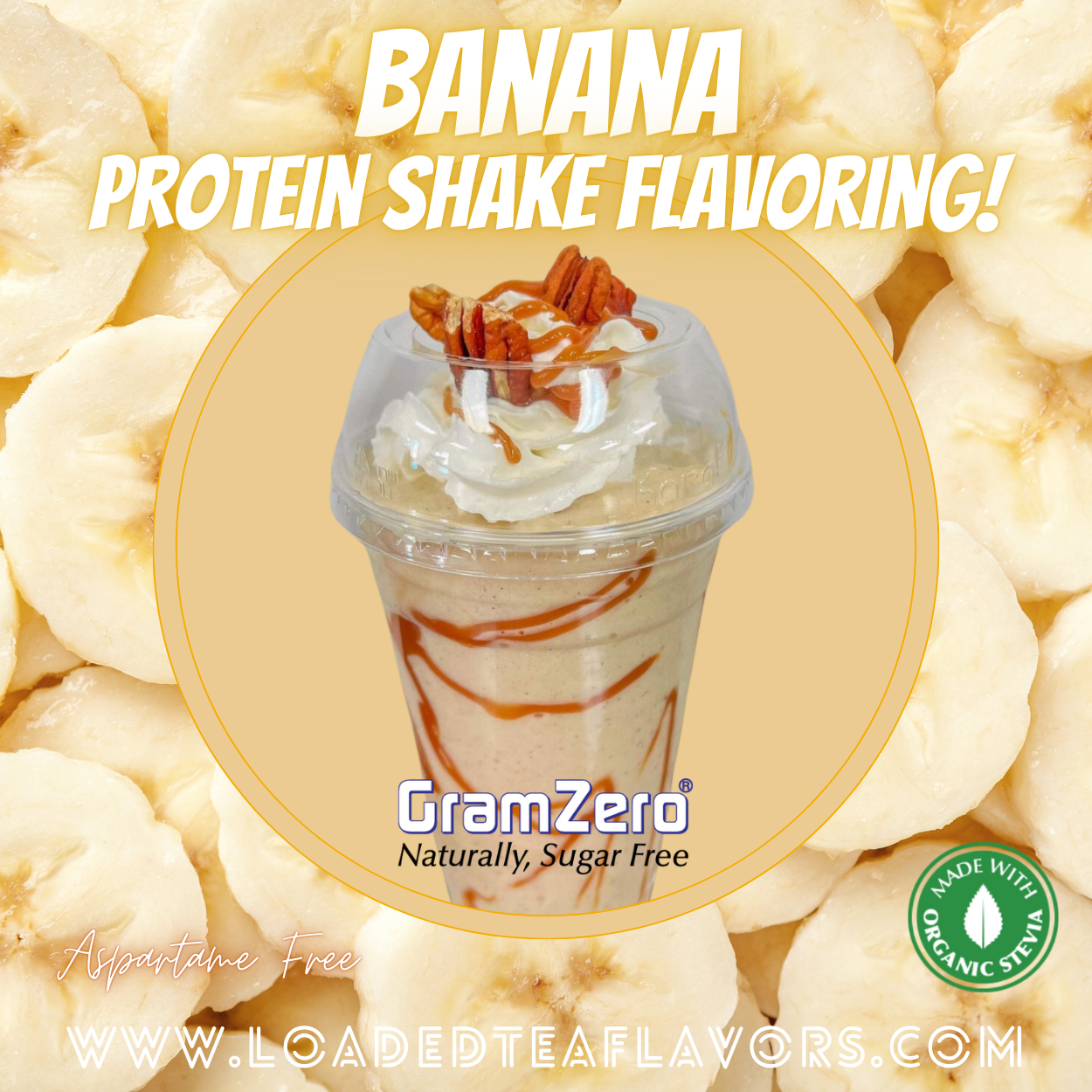 Banana Stevia Pudding Mix Protein Shake Flavoring For The Best Flavored Protein Shakes That Taste Good