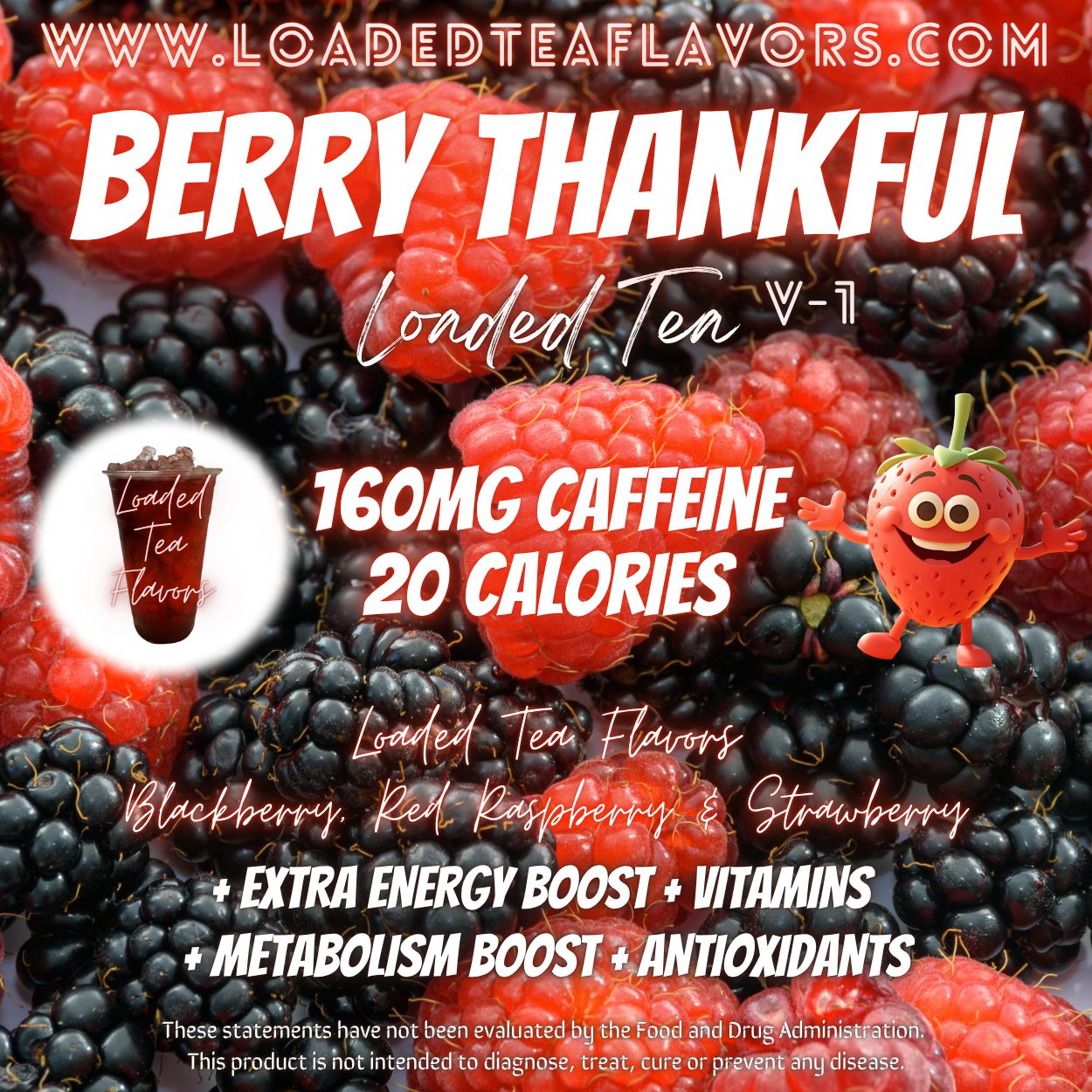 Berry Thankful ️🍓🤗 DIY Loaded Tea Recipe