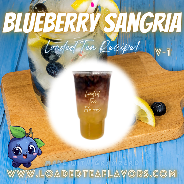 Blueberry Sangria 🫐 DIY Loaded Tea Recipe Blueberry Sangria 🫐 DIY Loaded Tea Recipe