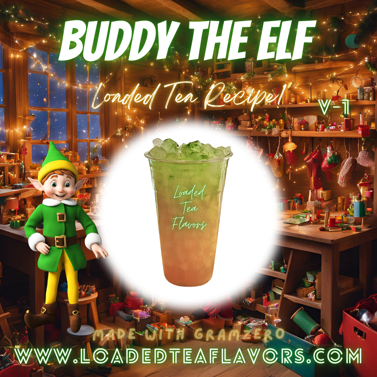 Buddy The Elf Herbalife Loaded Tea Recipes for Making Loaded Teas at Home Energy Tea DIY