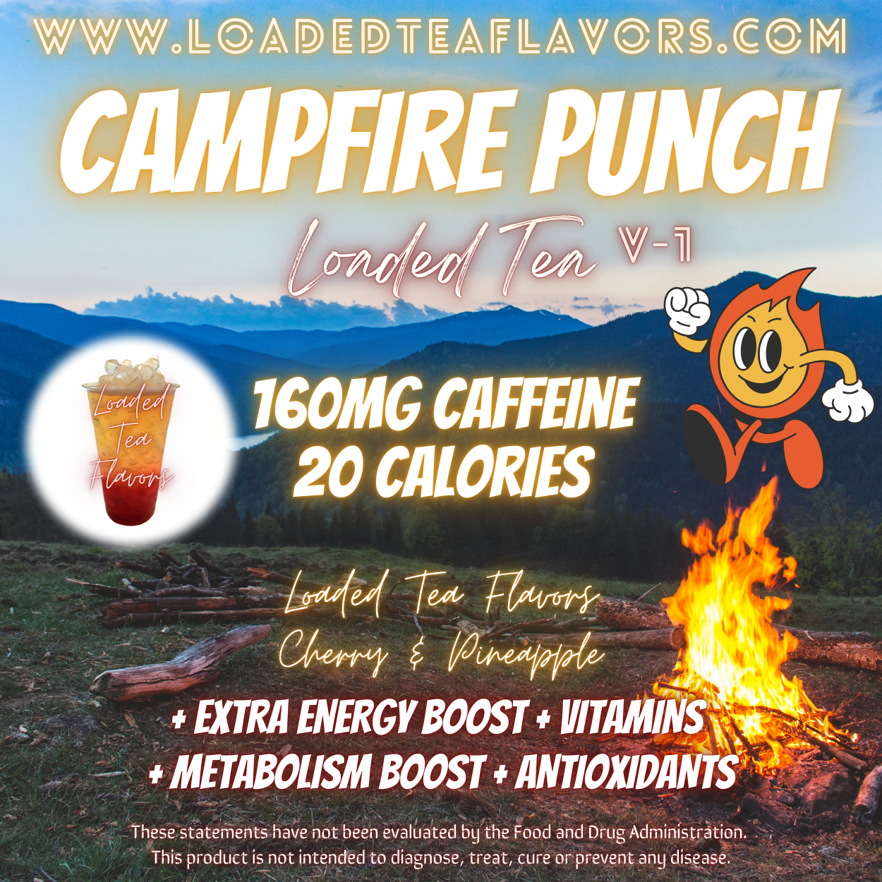 Campfire Punch ️🔥👊 DIY Loaded Tea Recipe
