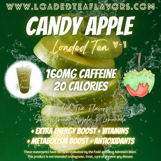 Candy Apple Herbalife Loaded Tea Recipe to Make DIY Loaded Teas at Home Vitamin Lit Mega Tea Energy Drink
