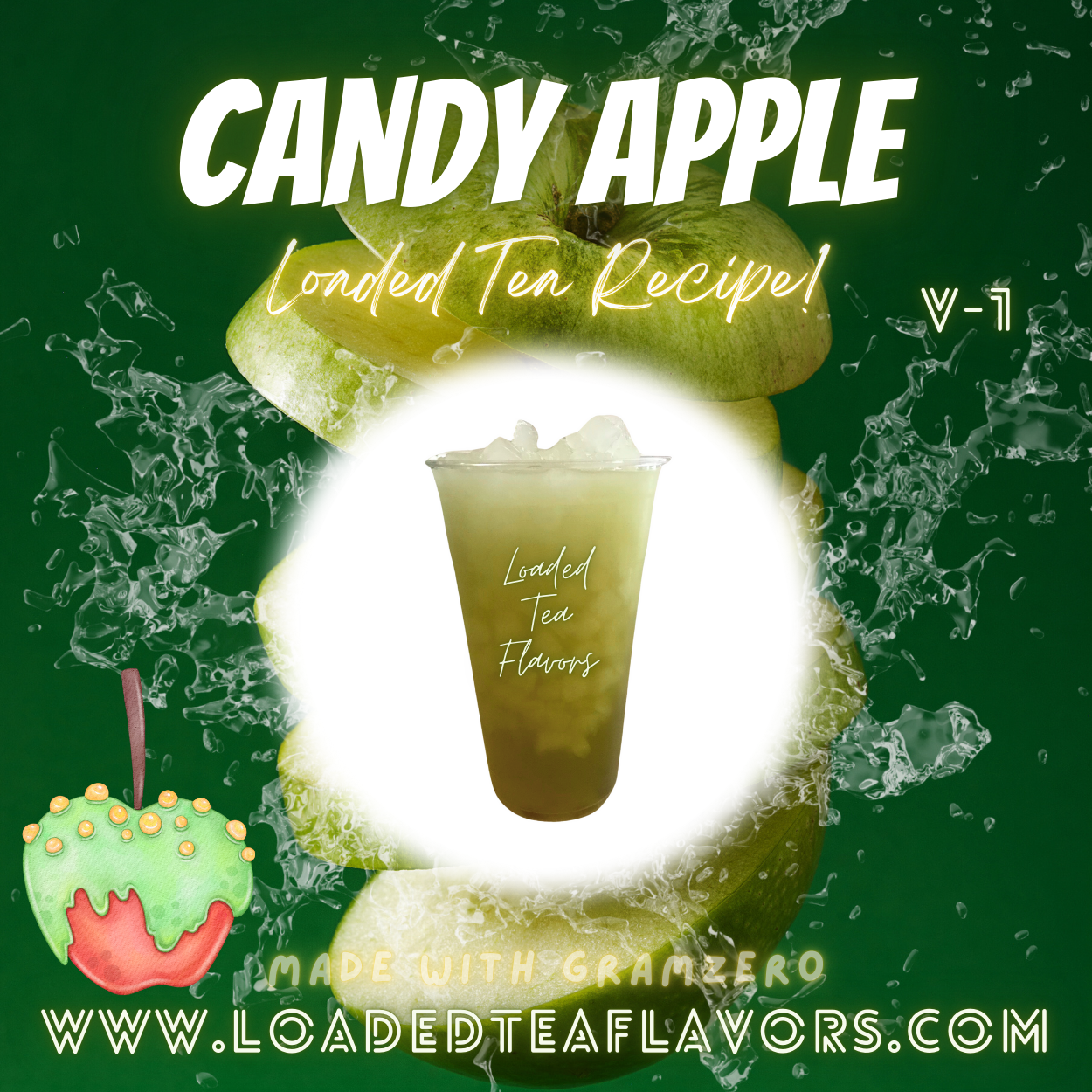 Candy Apple Herbalife Loaded Tea Recipes for Making Loaded Teas at Home Energy Tea DIY