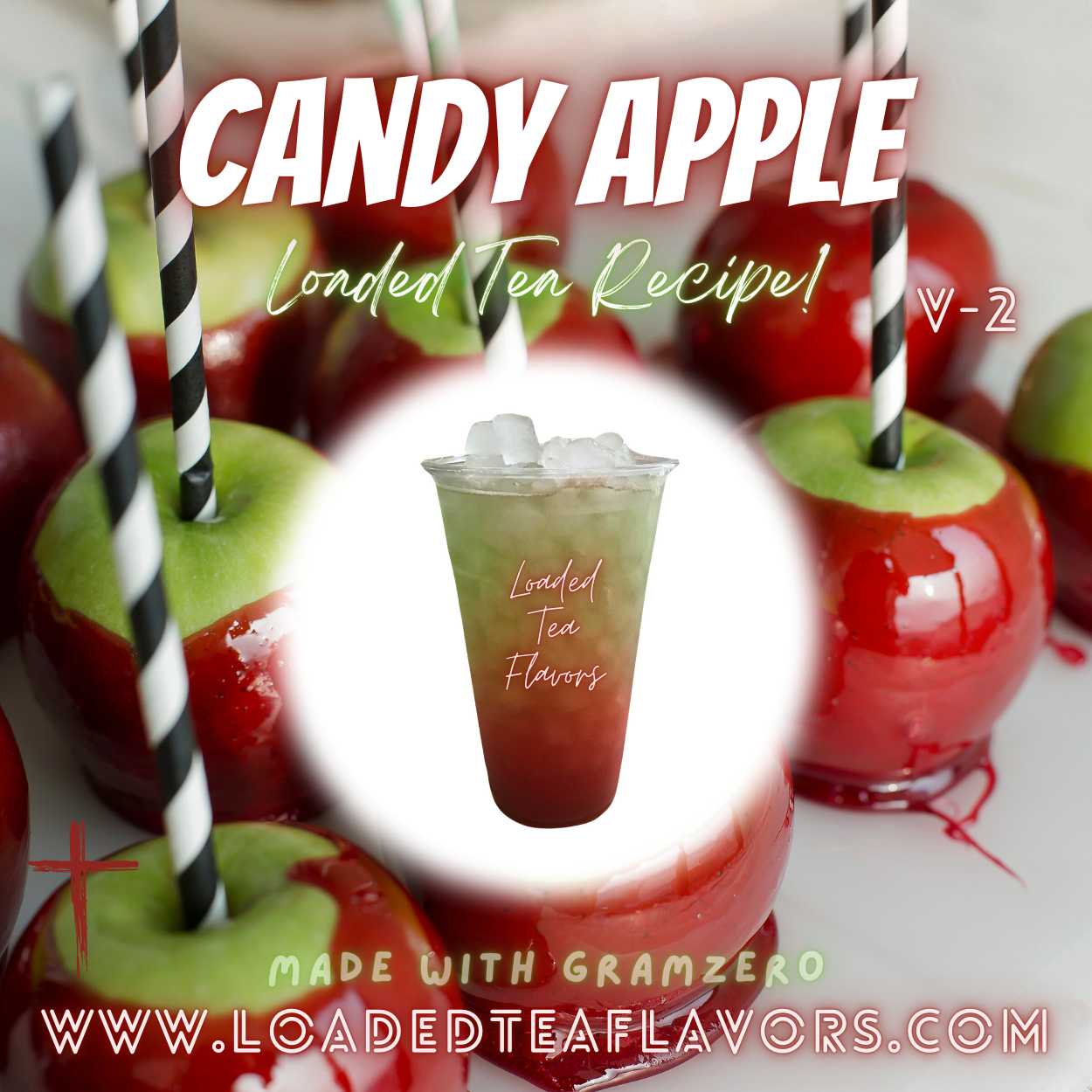 Candy Apple Herbalife Loaded Tea Recipes for Making Loaded Teas at Home Energy Tea DIY