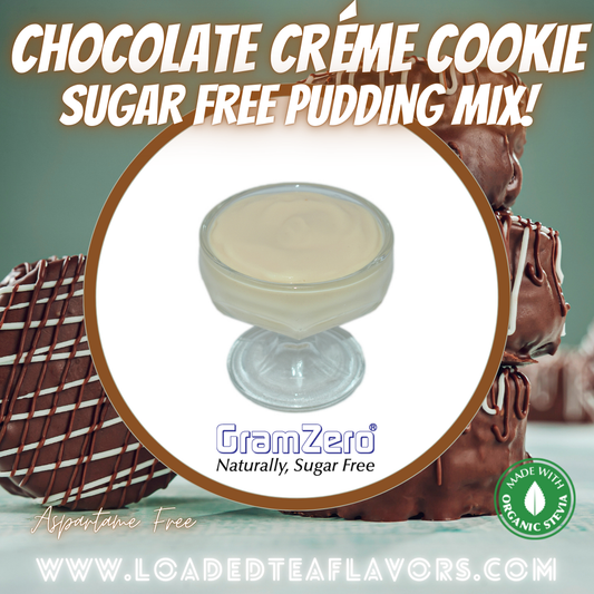 Chocolate Creme Cookie Sugar Free Pudding Mix Without Aspartame to Flavor Protein Shakes and Making Protein Shakes Taste Better