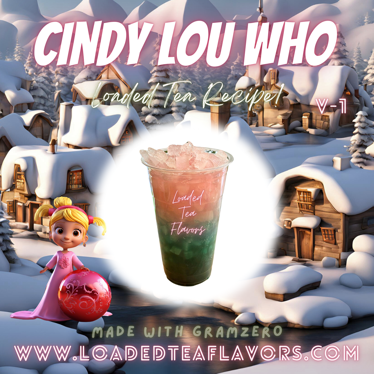 Cindy Lou Who Herbalife Loaded Tea Recipes for Making Loaded Teas at Home Energy Tea DIY