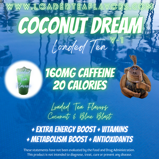 Coconut Dream Herbalife Loaded Tea Recipe to Make DIY Loaded Teas at Home Vitamin Lit Mega Tea Energy Drink