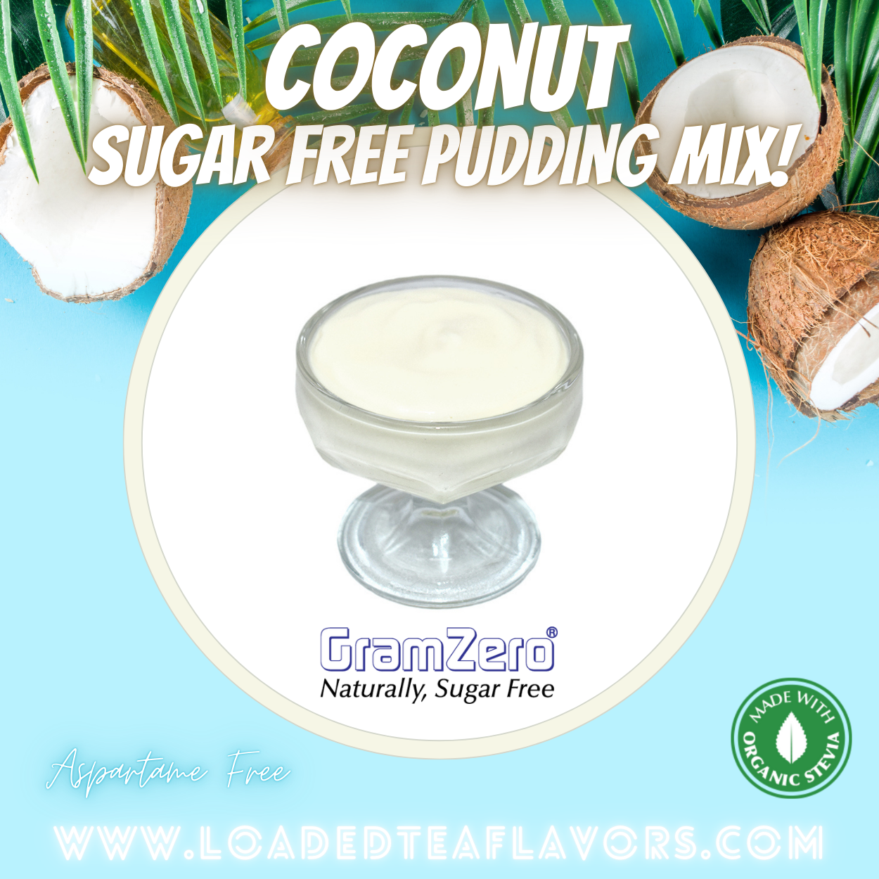 Coconut Sugar Free Pudding Mix Without Aspartame to Flavor Protein Shakes and Making Protein Shakes Taste Better