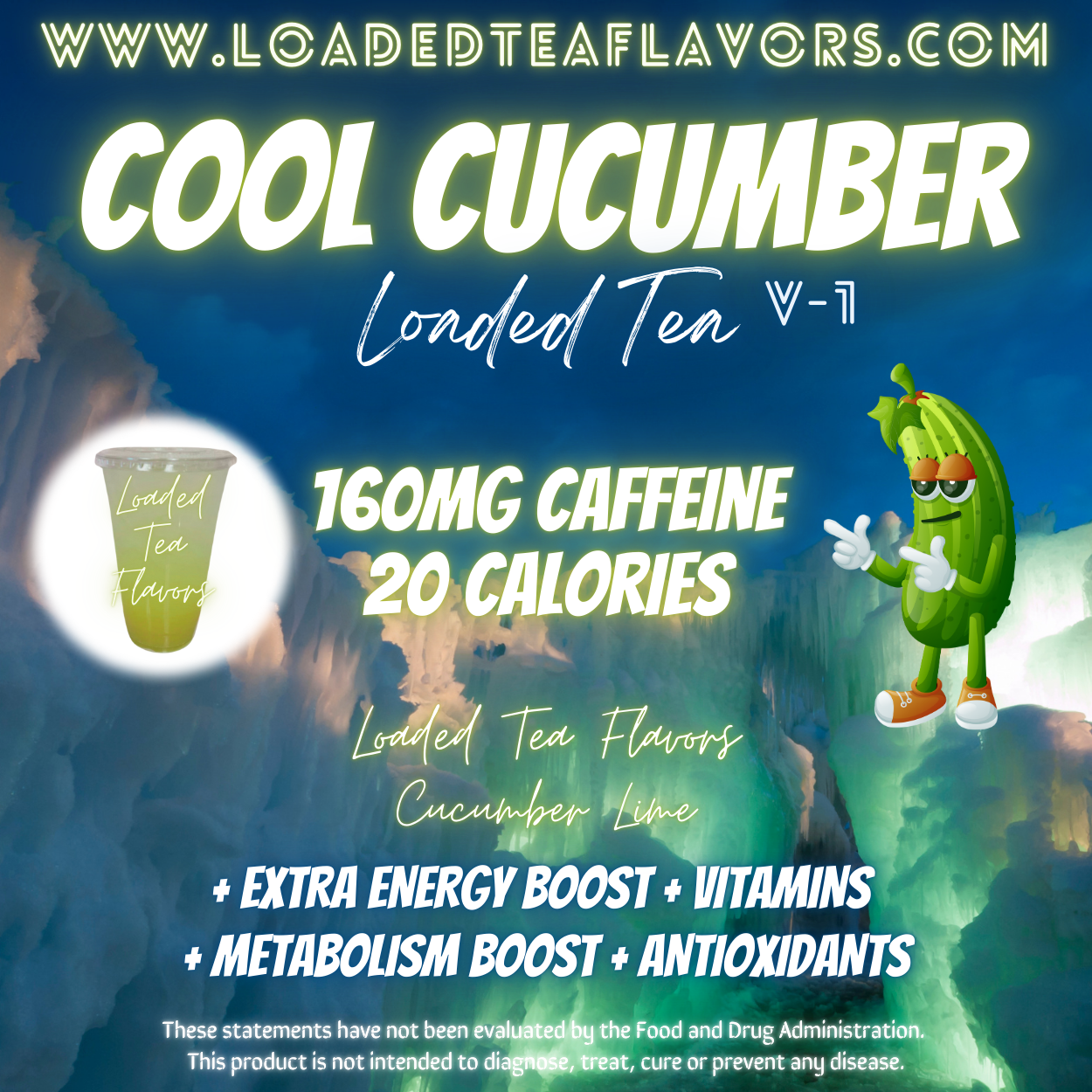 Cool Cucumber Herbalife Loaded Tea Recipe to Make DIY Loaded Teas at Home Vitamin Lit Mega Tea Energy Drink