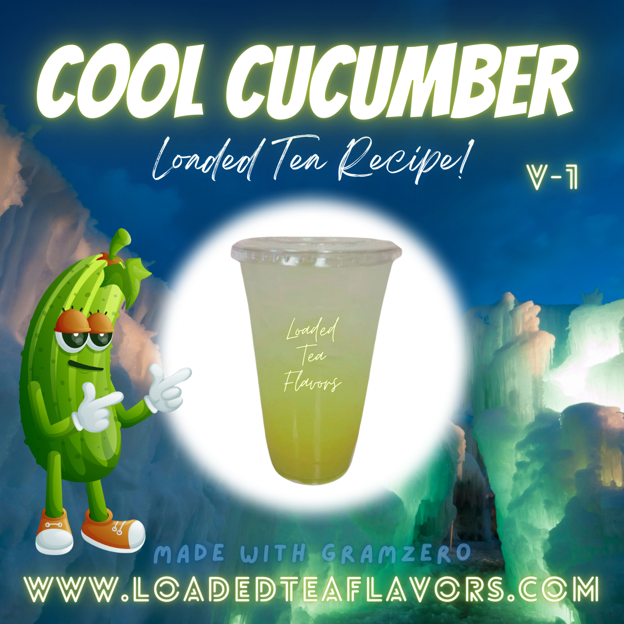 Cool Cucumber Herbalife Loaded Tea Recipes for Making Loaded Teas at Home Energy Tea DIY