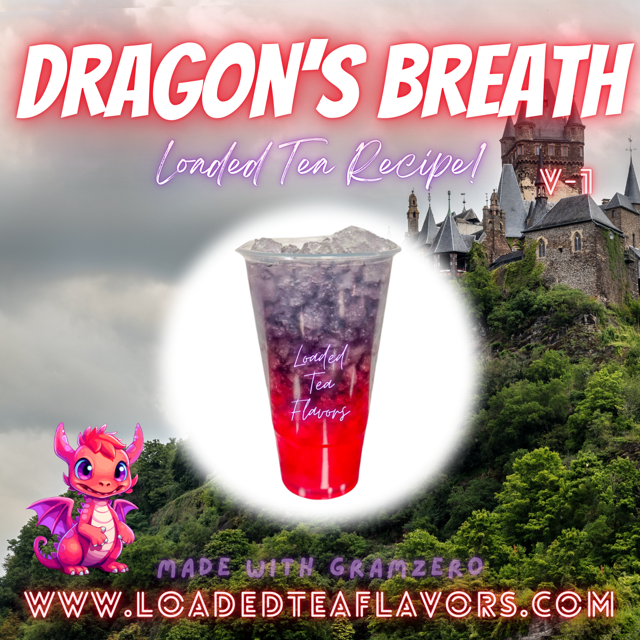 Dragon's Breath Herbalife Loaded Tea Recipes for Making Loaded Teas at Home Energy Tea DIY