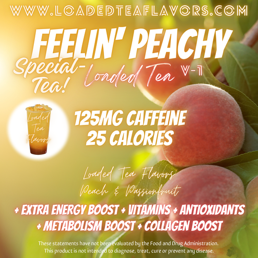 Feelin Peachy Herbalife Loaded Tea Recipe to Make DIY Loaded Teas at Home Vitamin Lit Mega Tea Energy Drink