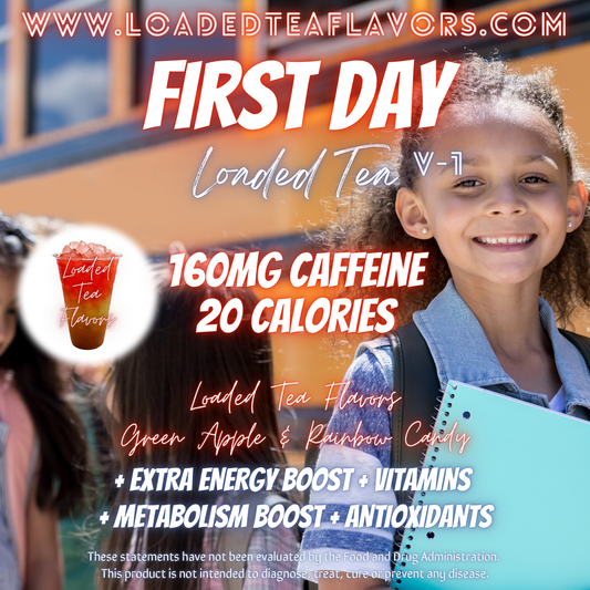 First Day ️📚 DIY Loaded Tea Recipe