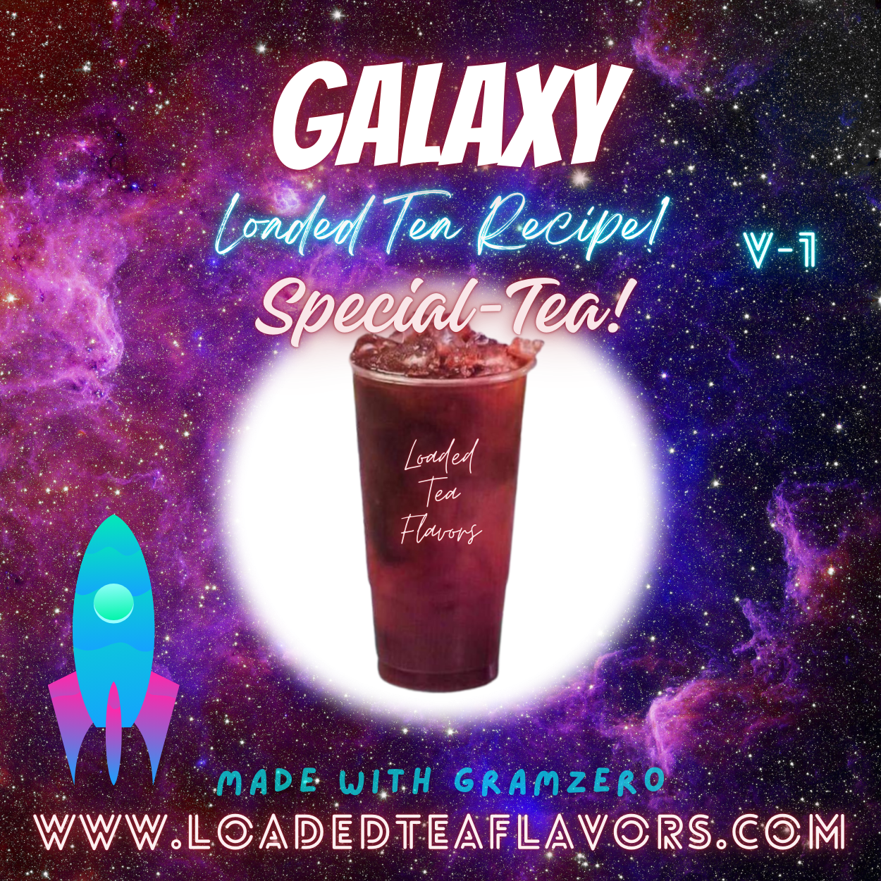 Galaxy Herbalife Loaded Tea Recipes for Making Loaded Teas at Home Energy Tea DIY