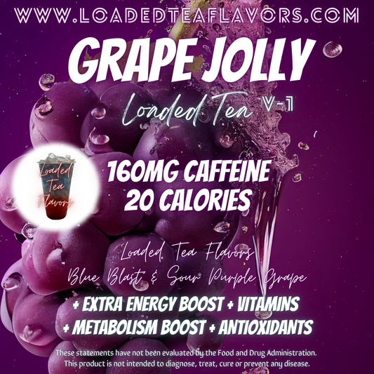 Grape Jolly ️🍇😋 DIY Loaded Tea Recipe