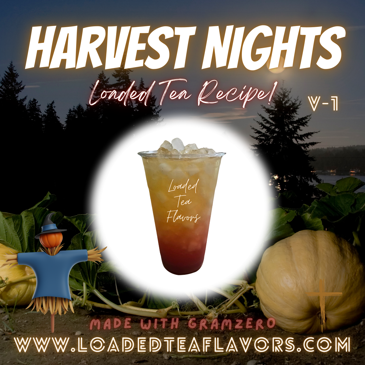 Harvest Nights Herbalife Loaded Tea Recipes for Making Loaded Teas at Home Energy Tea DIY