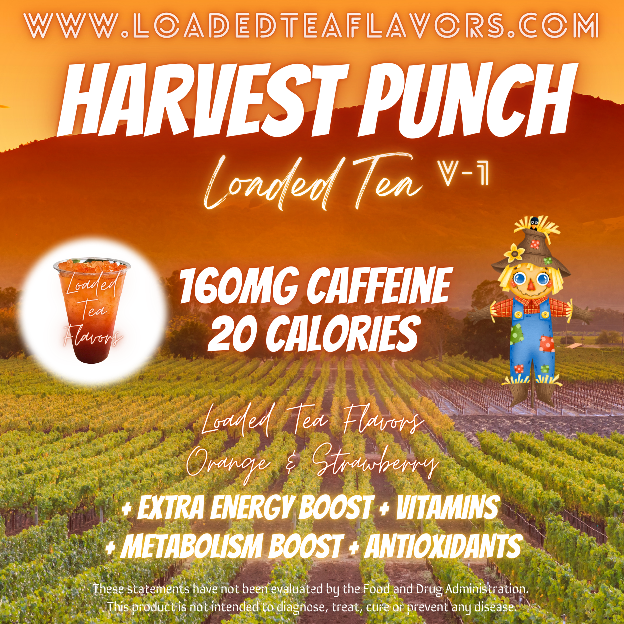 Harvest Punch Herbalife Loaded Tea Recipe to Make DIY Loaded Teas at Home Vitamin Lit Mega Tea Energy Drink