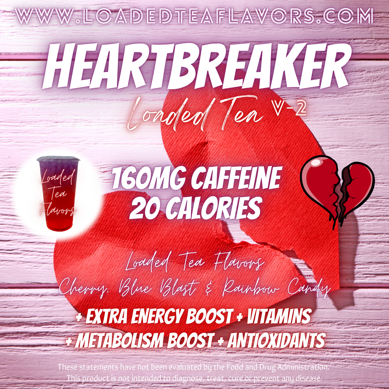 Heartbreaker V2 Herbalife Loaded Tea Recipe to Make DIY Loaded Teas at Home Vitamin Lit Mega Tea Energy Drink