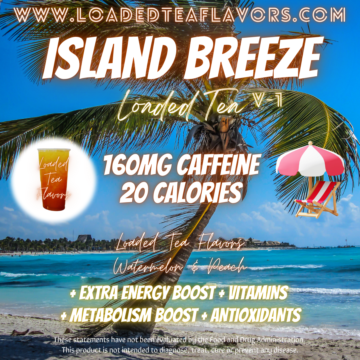 Island Breeze Herbalife Loaded Tea Recipe to Make DIY Loaded Teas at Home Vitamin Lit Mega Tea Energy Drink