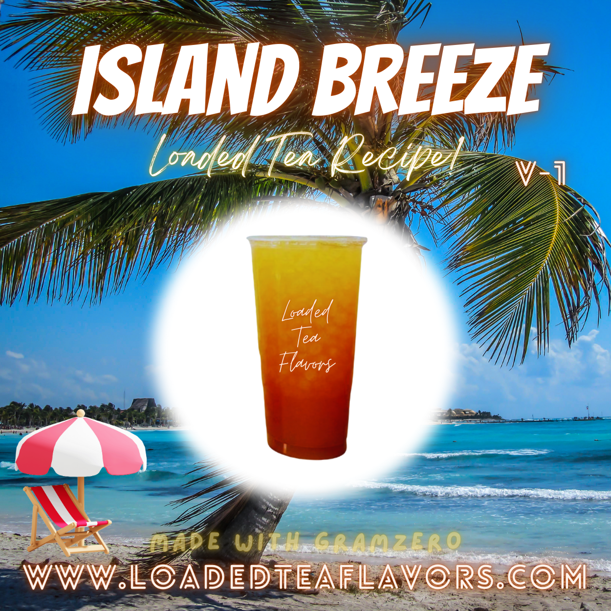 Island Breeze Herbalife Loaded Tea Recipes for Making Loaded Teas at Home Energy Tea DIY