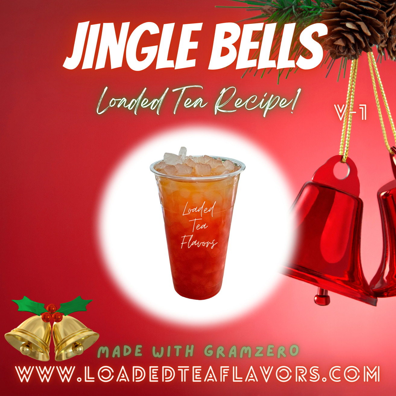 Jingle Bells Herbalife Loaded Tea Recipes for Making Loaded Teas at Home Energy Tea DIY