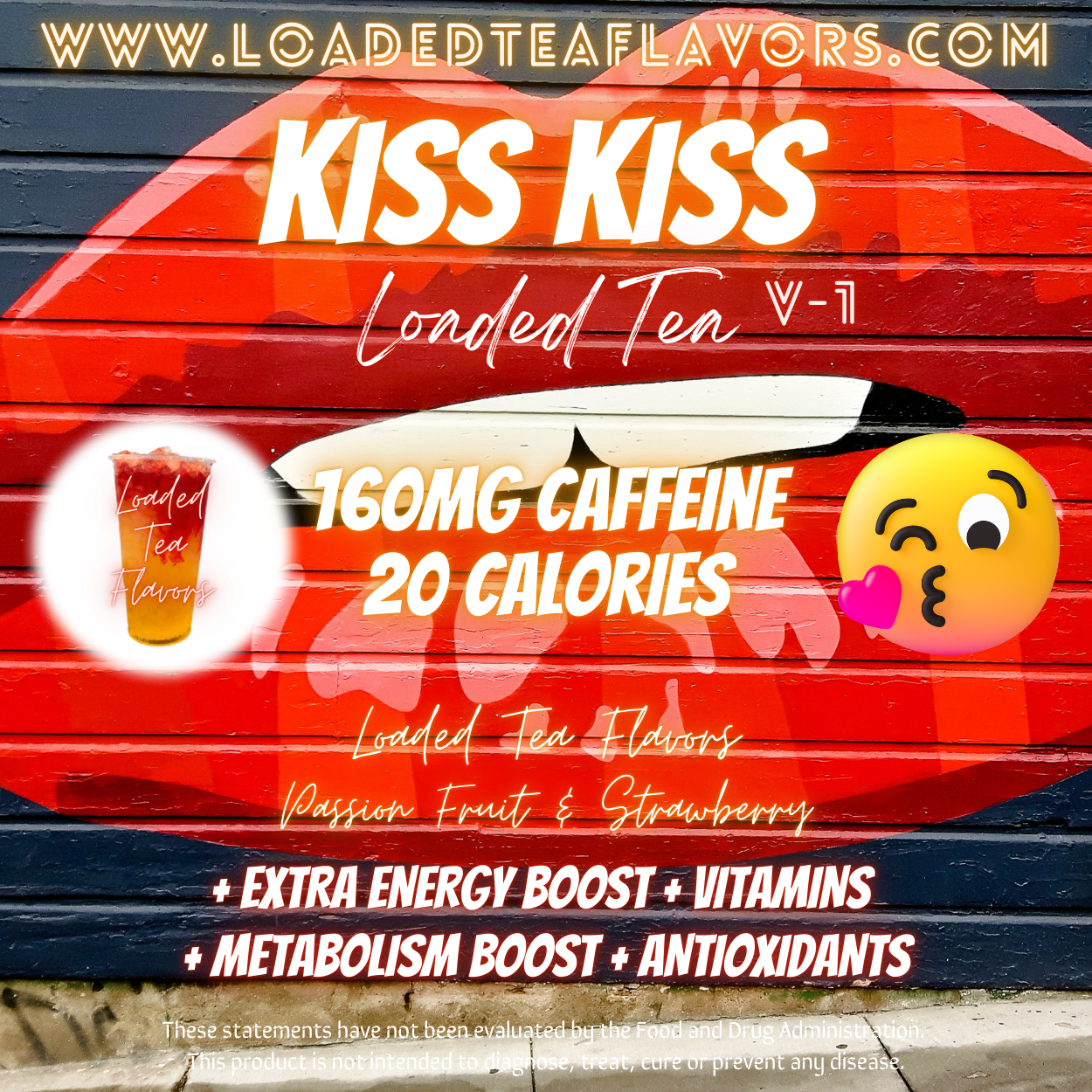 Kiss Kiss Herbalife Loaded Tea Recipe to Make DIY Loaded Teas at Home Vitamin Lit Mega Tea Energy Drink