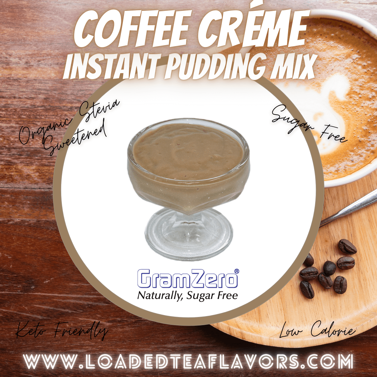 COFFEE CRÉME Sugar Free Pudding Mix ☕ Protein Shake Flavoring
