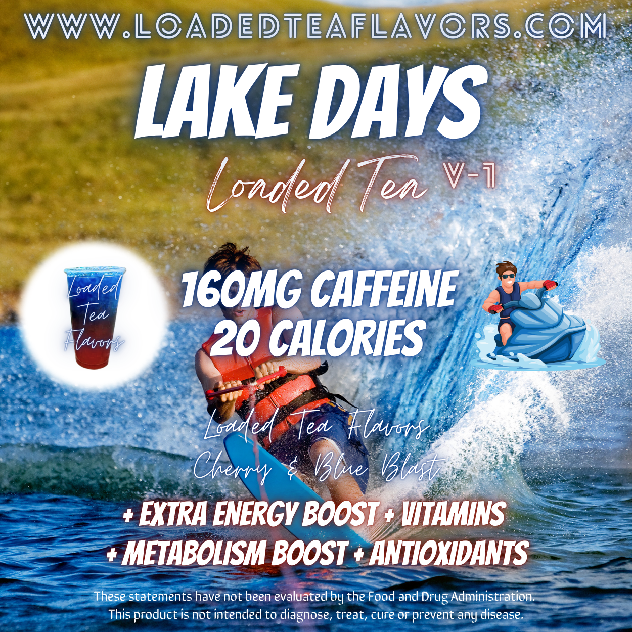 Lake Days Herbalife Loaded Tea Recipe to Make DIY Loaded Teas at Home Vitamin Lit Mega Tea Energy Drink