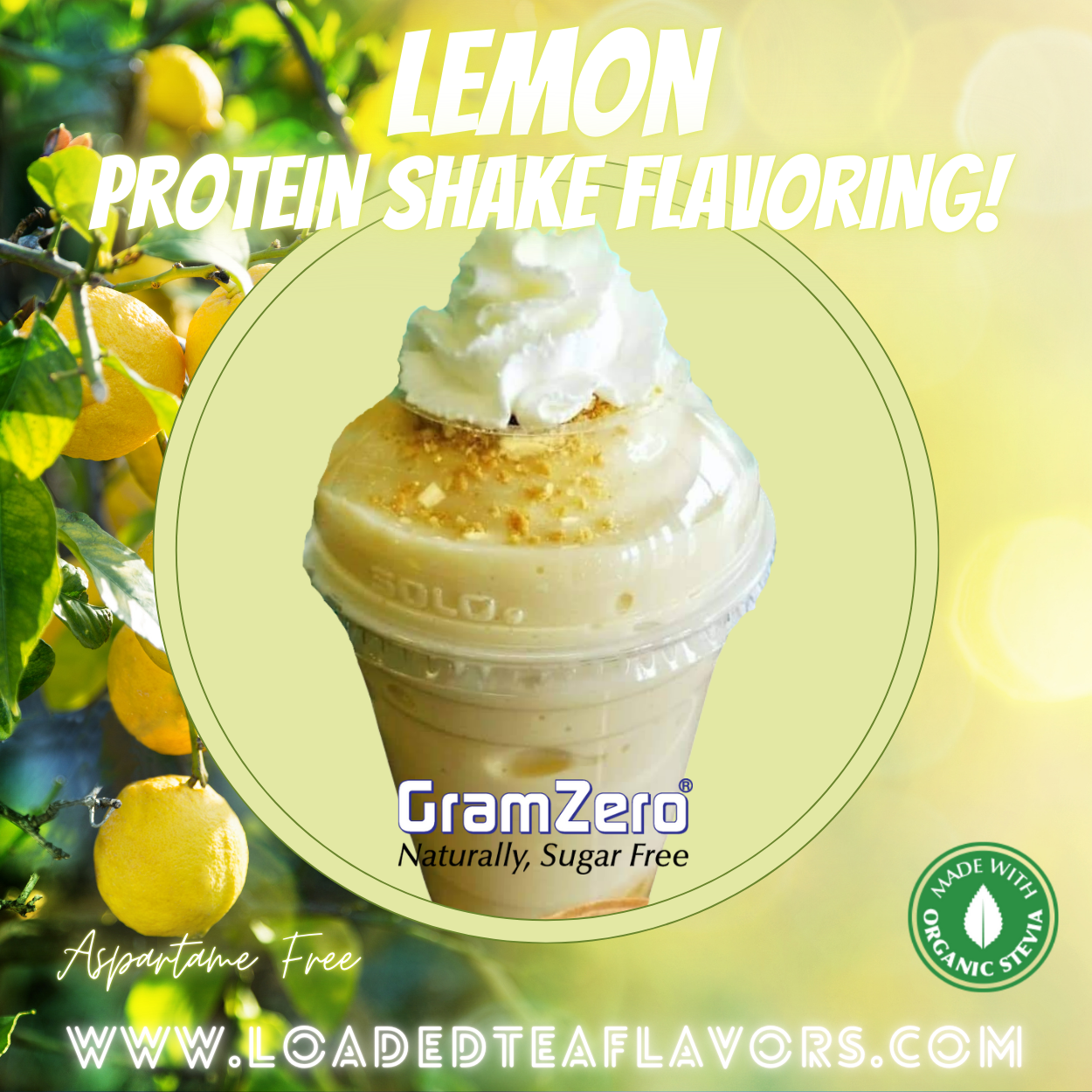 Lemon Stevia Pudding Mix Protein Shake Flavoring For The Best Flavored Protein Shakes That Taste Good