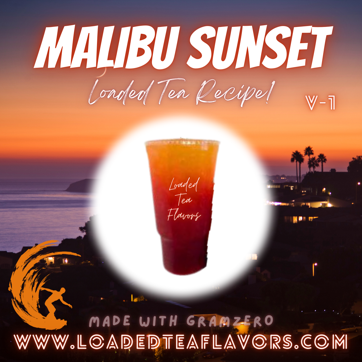 Malibu Sunset Herbalife Loaded Tea Recipes for Making Loaded Teas at Home Energy Tea DIY