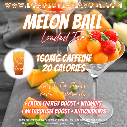 Melon Ball Herbalife Loaded Tea Recipe to Make DIY Loaded Teas at Home Vitamin Lit Mega Tea Energy Drink