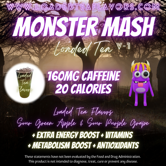 Monster Mash Herbalife Loaded Tea Recipe to Make DIY Loaded Teas at Home Vitamin Lit Mega Tea Energy Drink