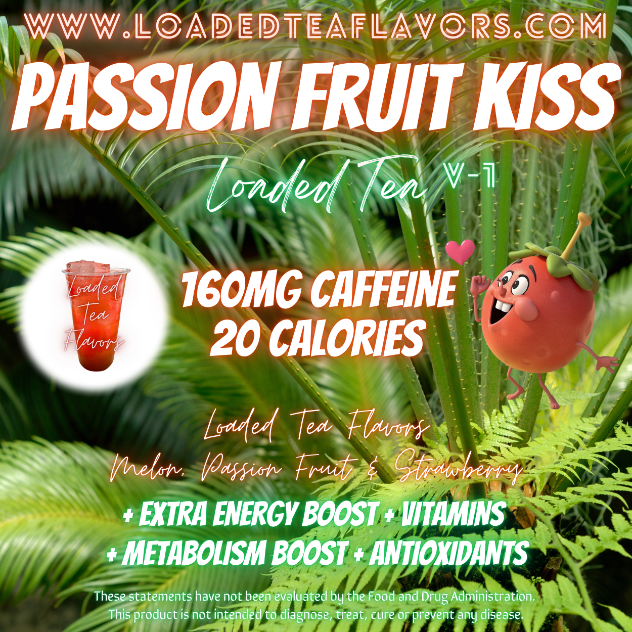 Passion Fruit Kiss ️😘 DIY Loaded Tea Recipe
