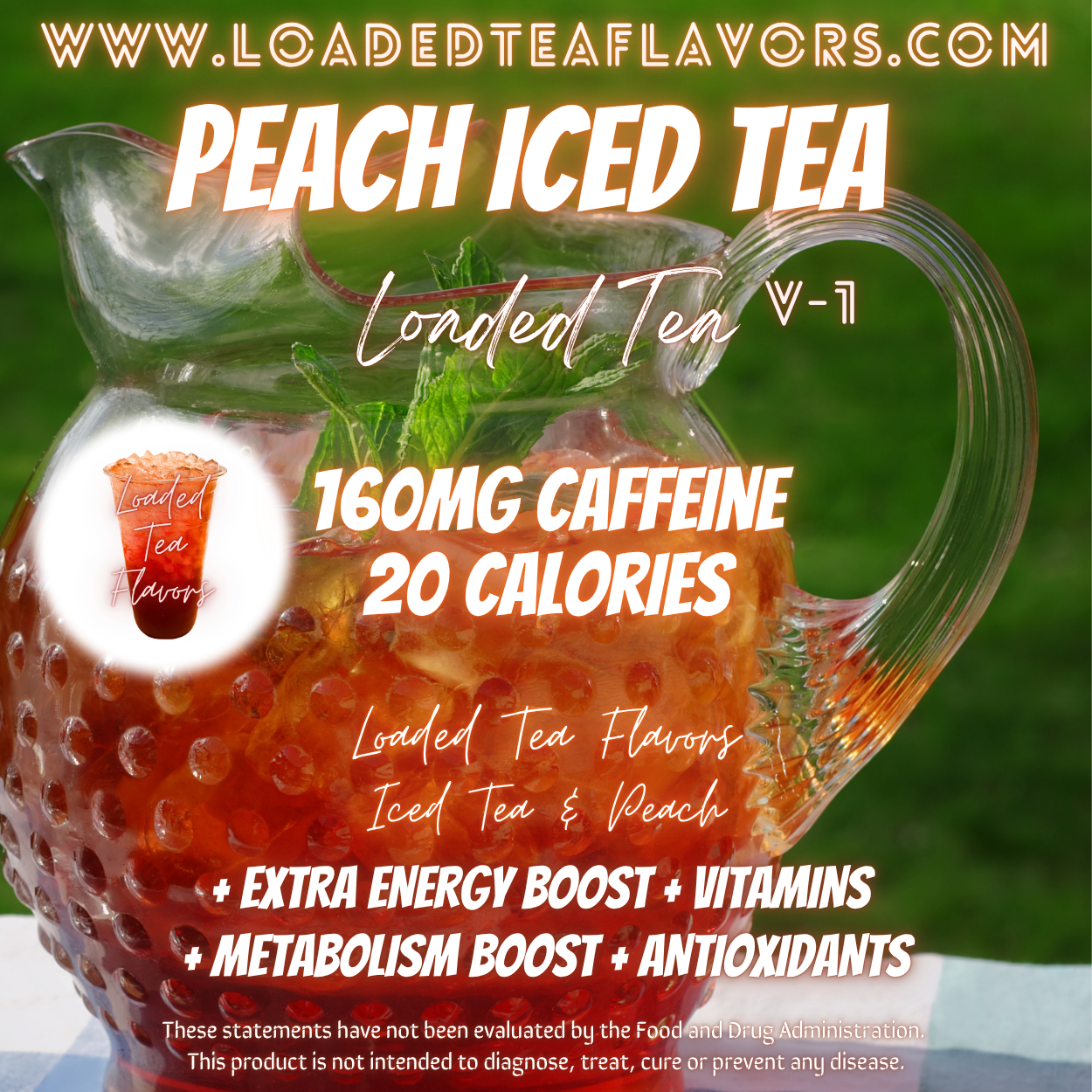 Peach Iced Tea 🍑🌱 DIY Loaded Tea Recipe