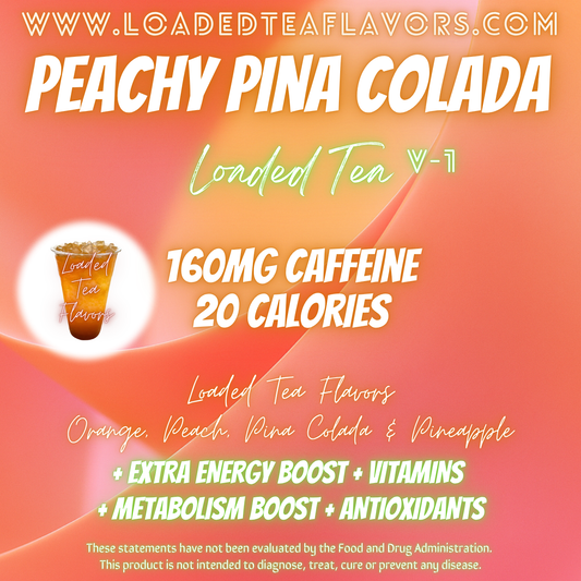 Peachy Pina Colada 🍹 DIY Loaded Tea Recipe