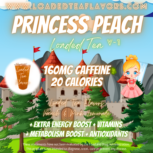 Princess Peach Herbalife Loaded Tea Recipe to Make DIY Loaded Teas at Home Vitamin Lit Mega Tea Energy Drink