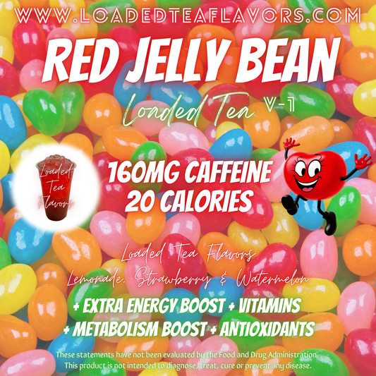 Red Jelly Bean 🫘 DIY Loaded Tea Recipe