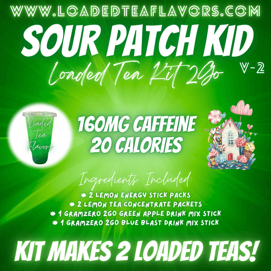 Sour Patch Kid Ingredients to Make Loaded Teas at Home DIY Loaded Tea Kit