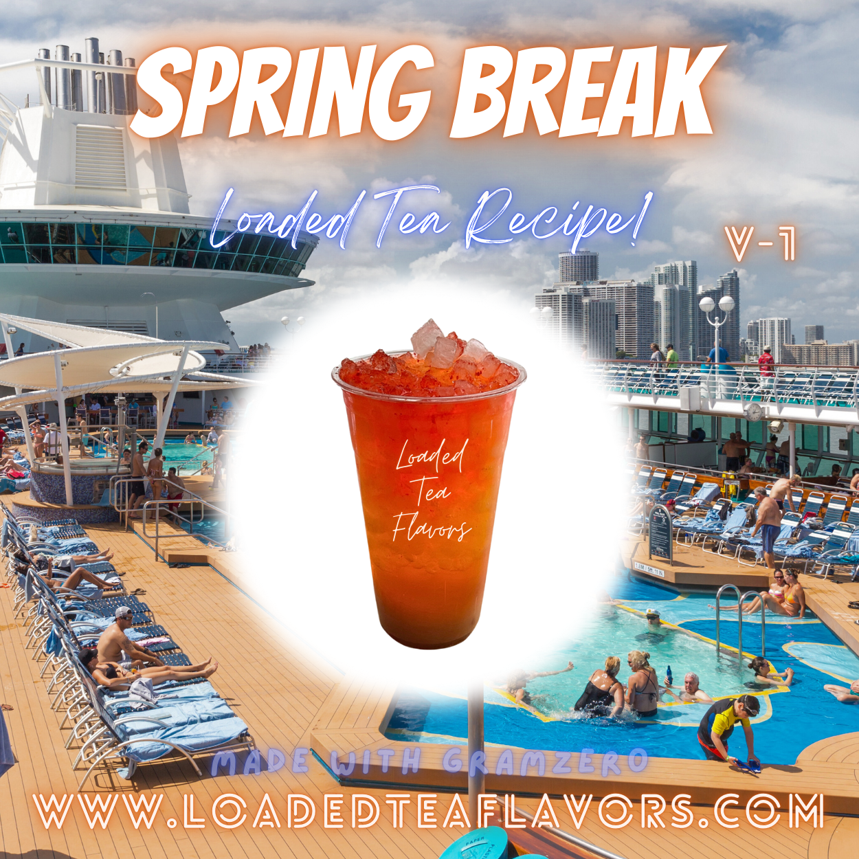 Spring Break 🏝️ DIY Loaded Tea Recipe