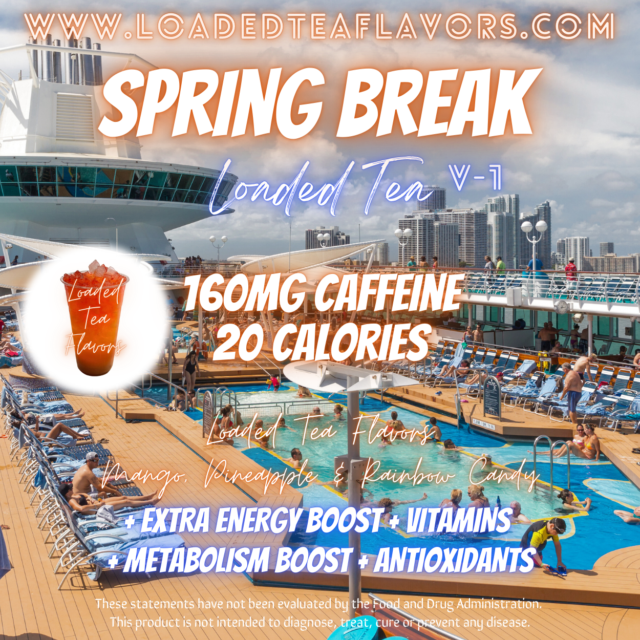 Spring Break 🏝️ DIY Loaded Tea Recipe