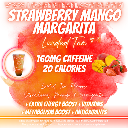 Strawberry Mango Margarita Herbalife Loaded Tea Recipe to Make DIY Loaded Teas at Home Vitamin Lit Mega Tea Energy Drink