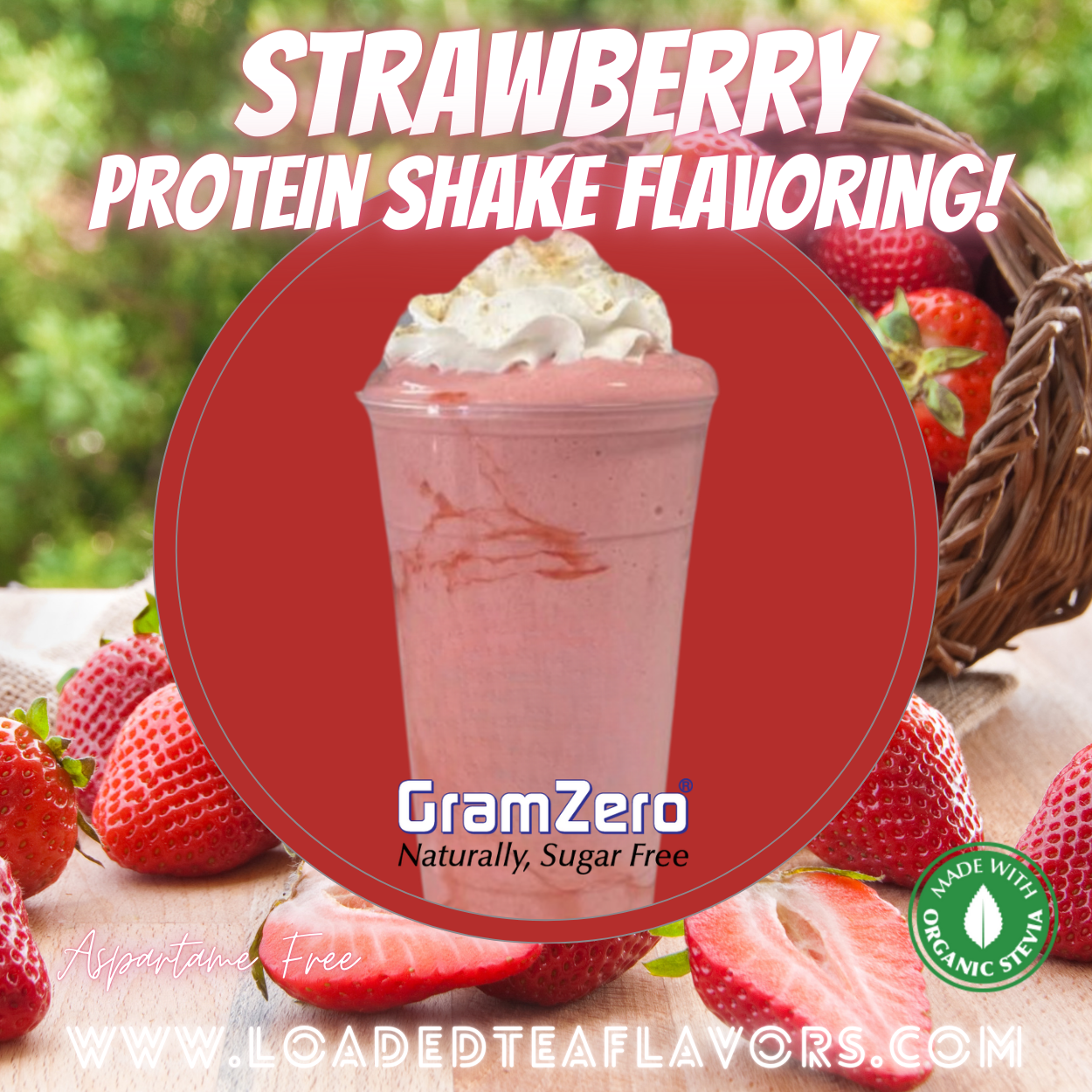 Strawberry Stevia Pudding Mix Protein Shake Flavoring For The Best Flavored Protein Shakes That Taste Good