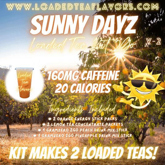 Sunny Dayz Ingredients to Make Loaded Teas at Home DIY Loaded Tea Kit