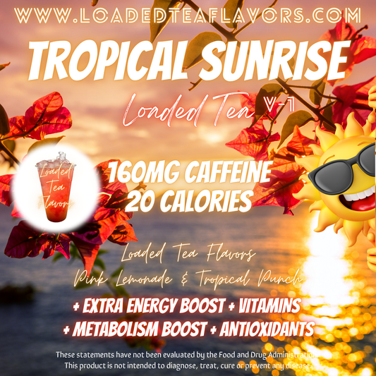 Tropical Sunrise ️🌄 DIY Loaded Tea Recipe