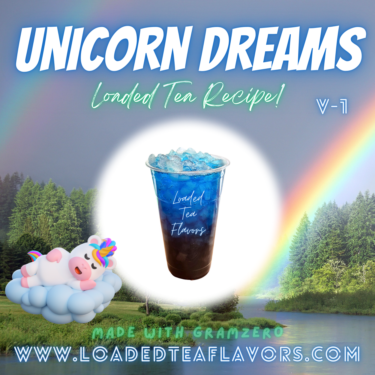 Unicorn Dreams 🦄 DIY Loaded Tea Recipe