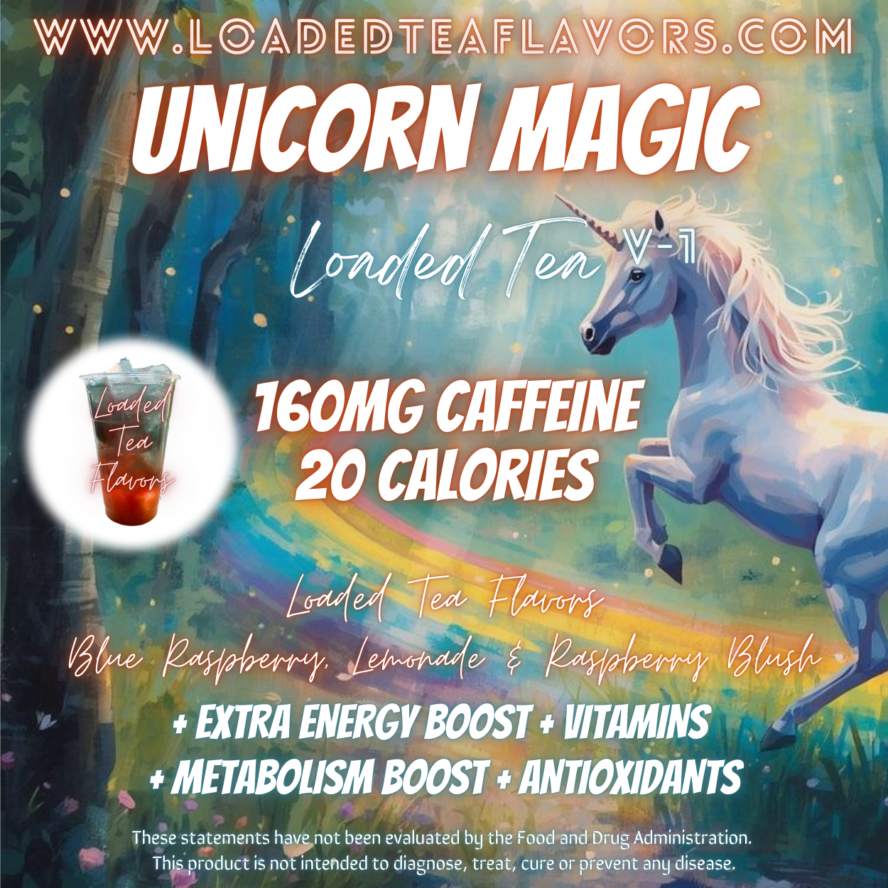 Unicorn Magic 🦄 DIY Loaded Tea Recipe