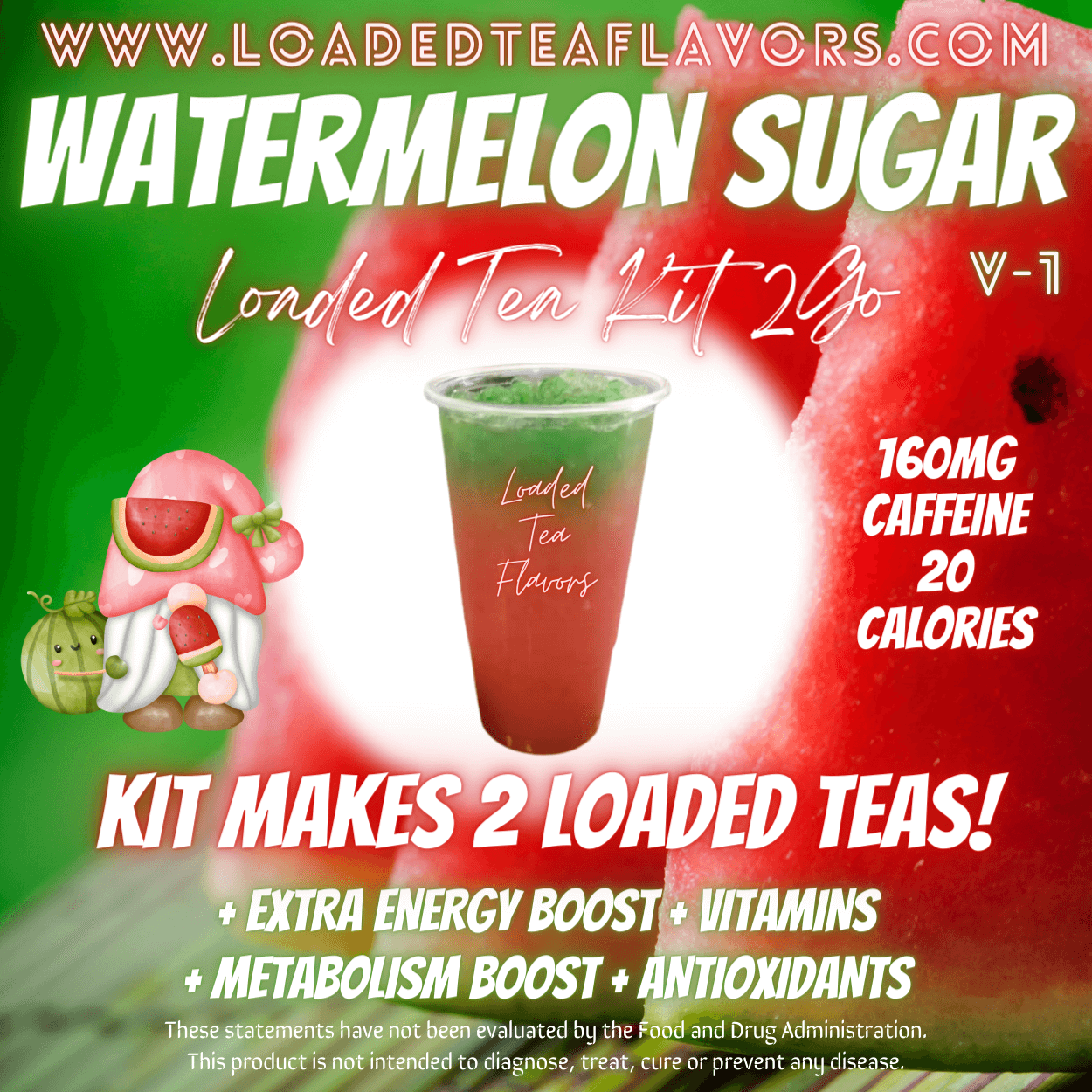 Watermelon Sugar Herbalife Loaded Tea Kit Energy Drink Make Loaded Teas At Home